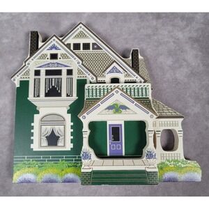 Vintage Sheila's Collectibles Dragon House Denver CO Cottagecore Plaque